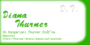 diana thurner business card